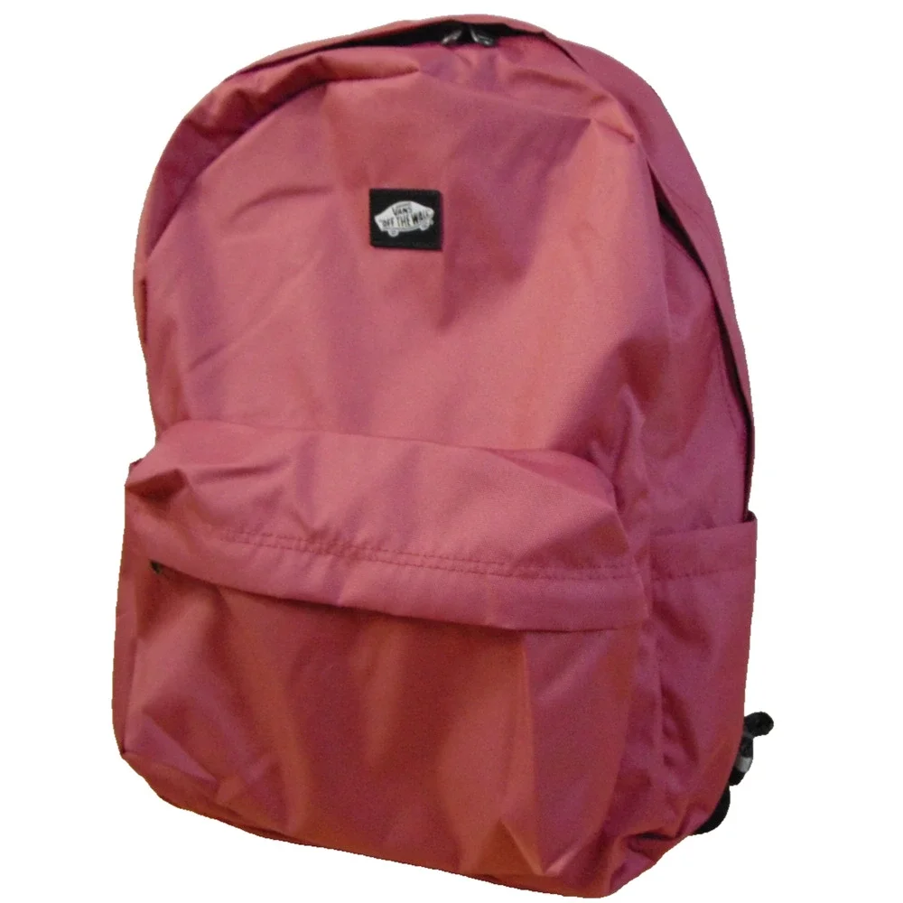 Vans Old Skool Backpack Mauvewood Pink Black White Checkerboard Straps Bag NWT